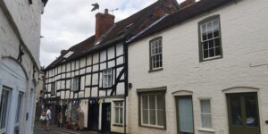 Timber House on street
