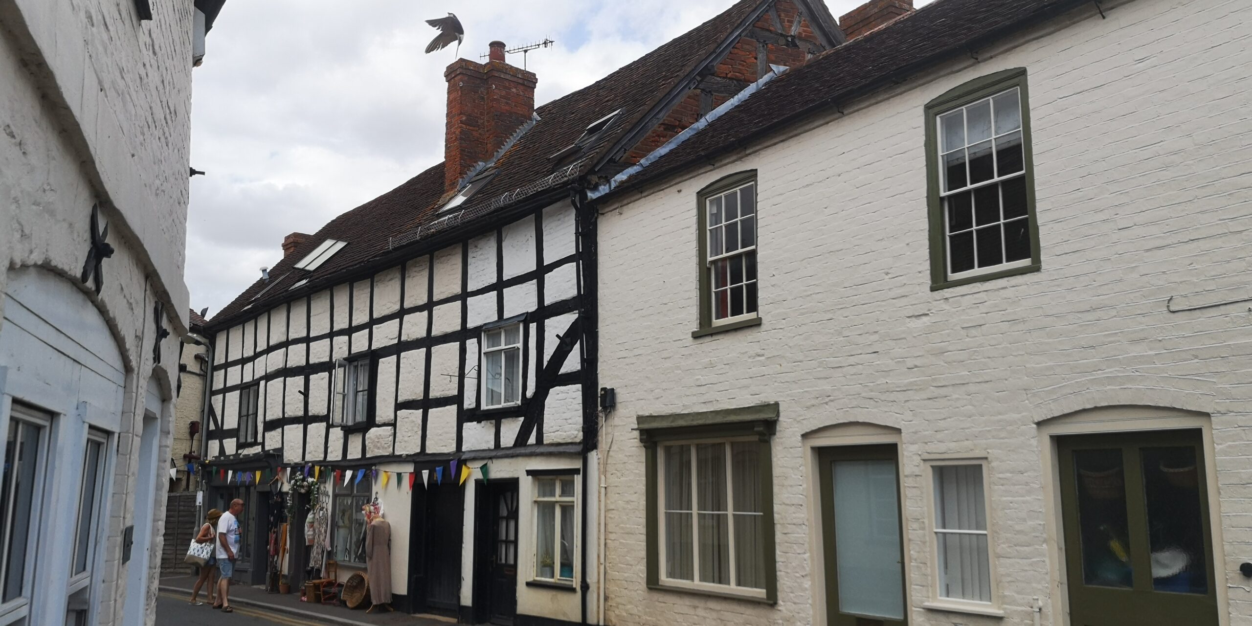 Timber House on street